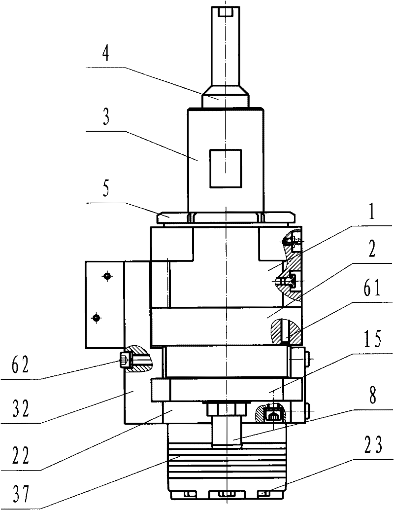 Dry wet-type drill box of anchor rod drill carriage