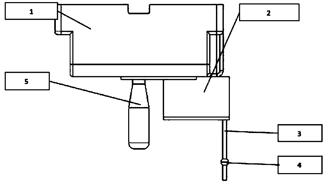 Automatic water taking device for water quality monitoring unmanned aerial vehicle