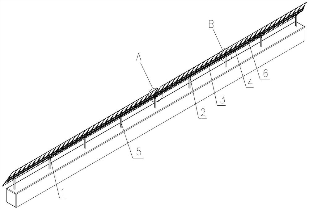 Multi-point parallel synchronous driving solar tracking system