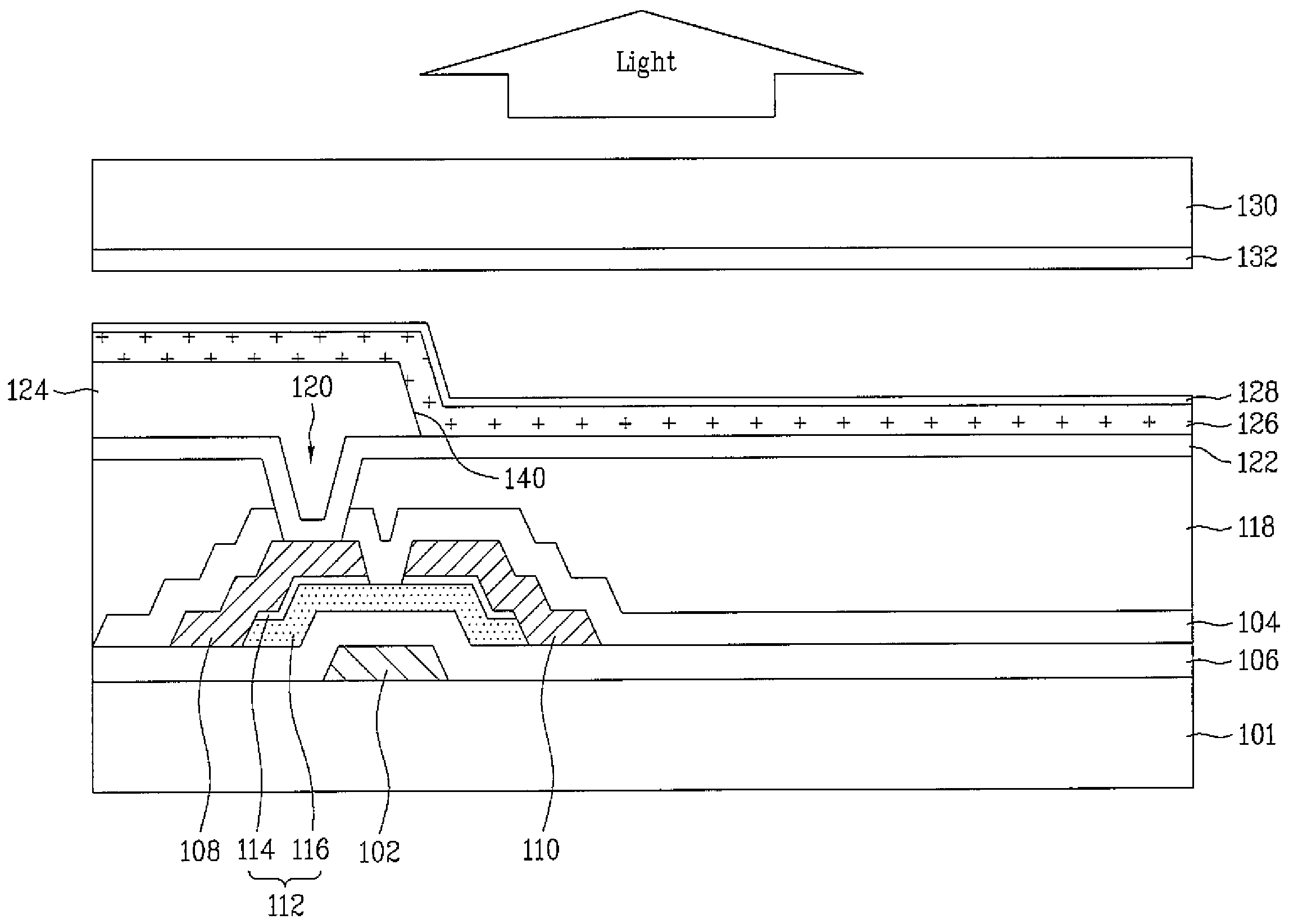 Luminescence display panel and method for fabricating the same