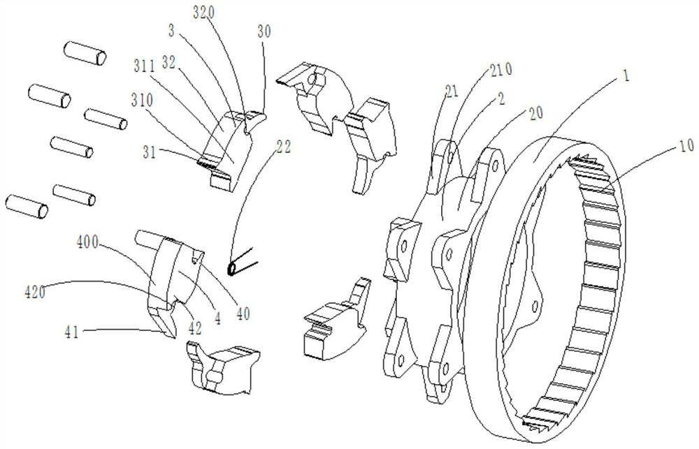 a centrifugal mechanism