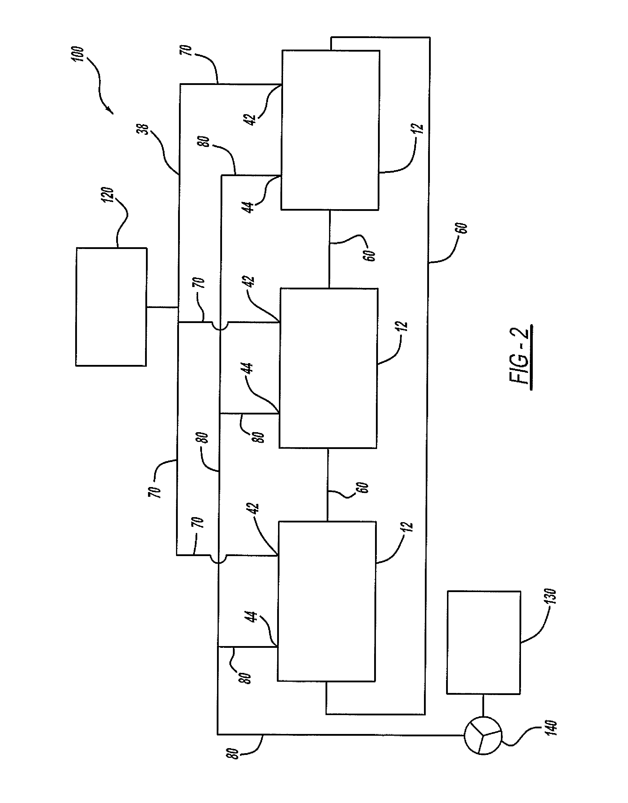 Lithium ion battery cooling system