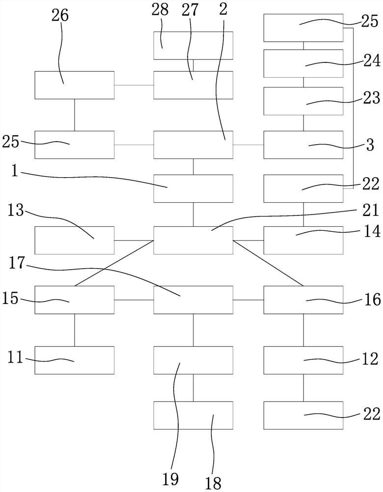 Intelligent hotel public security management monitoring system and working method thereof