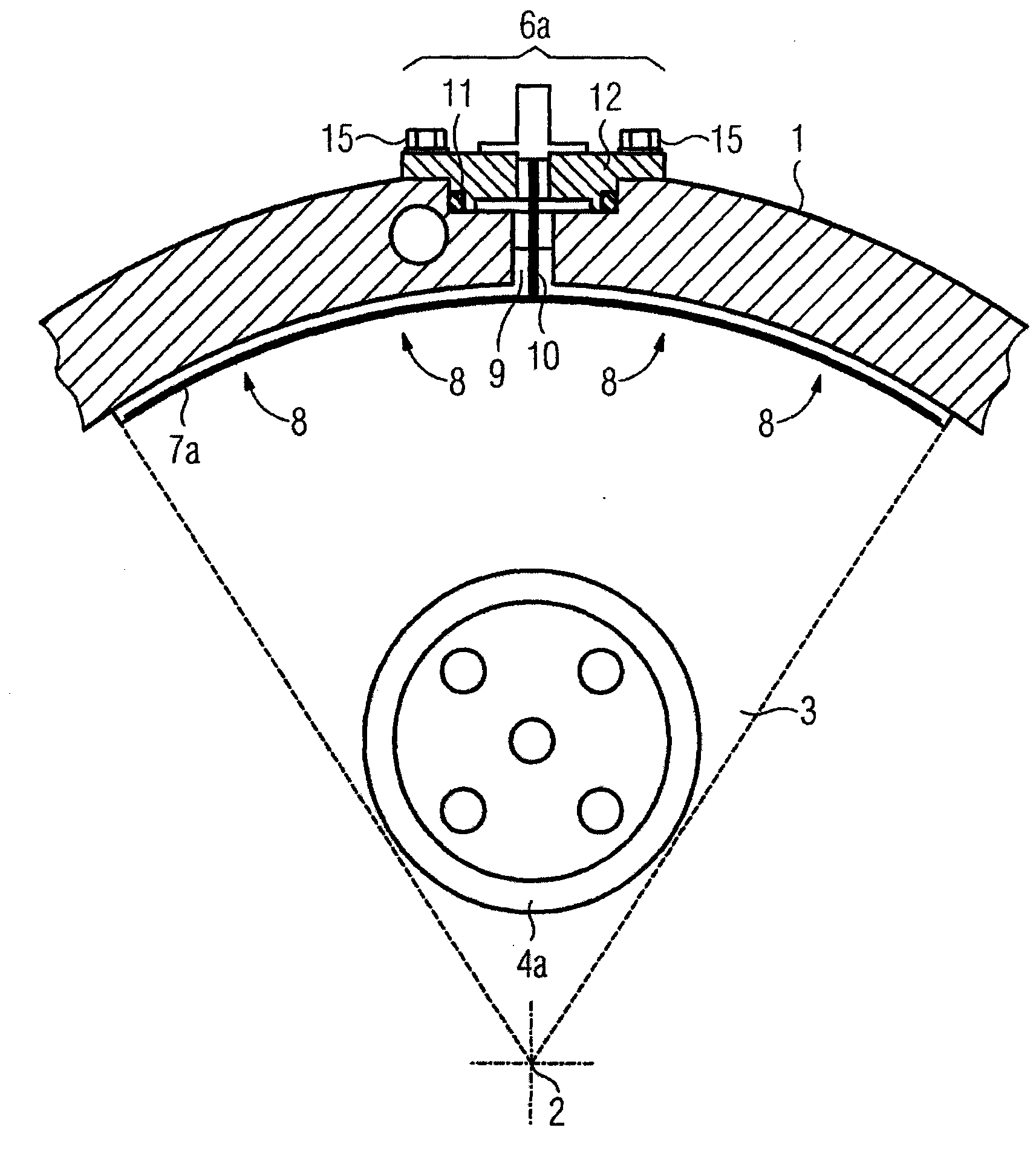 Arrangement having a sensor body and method for the production of an arrangement having a sensor body