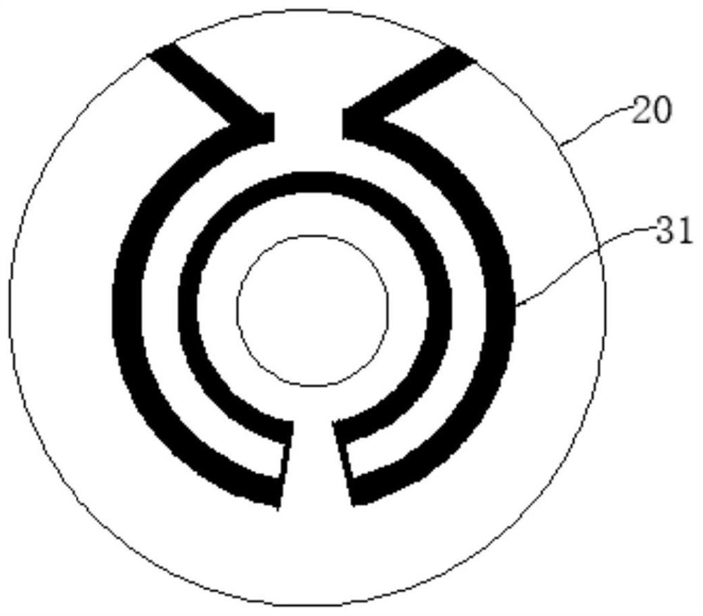 Embedded three-dimensional structure micro heating plate, preparation method and gas sensor