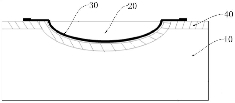 Embedded three-dimensional structure micro heating plate, preparation method and gas sensor