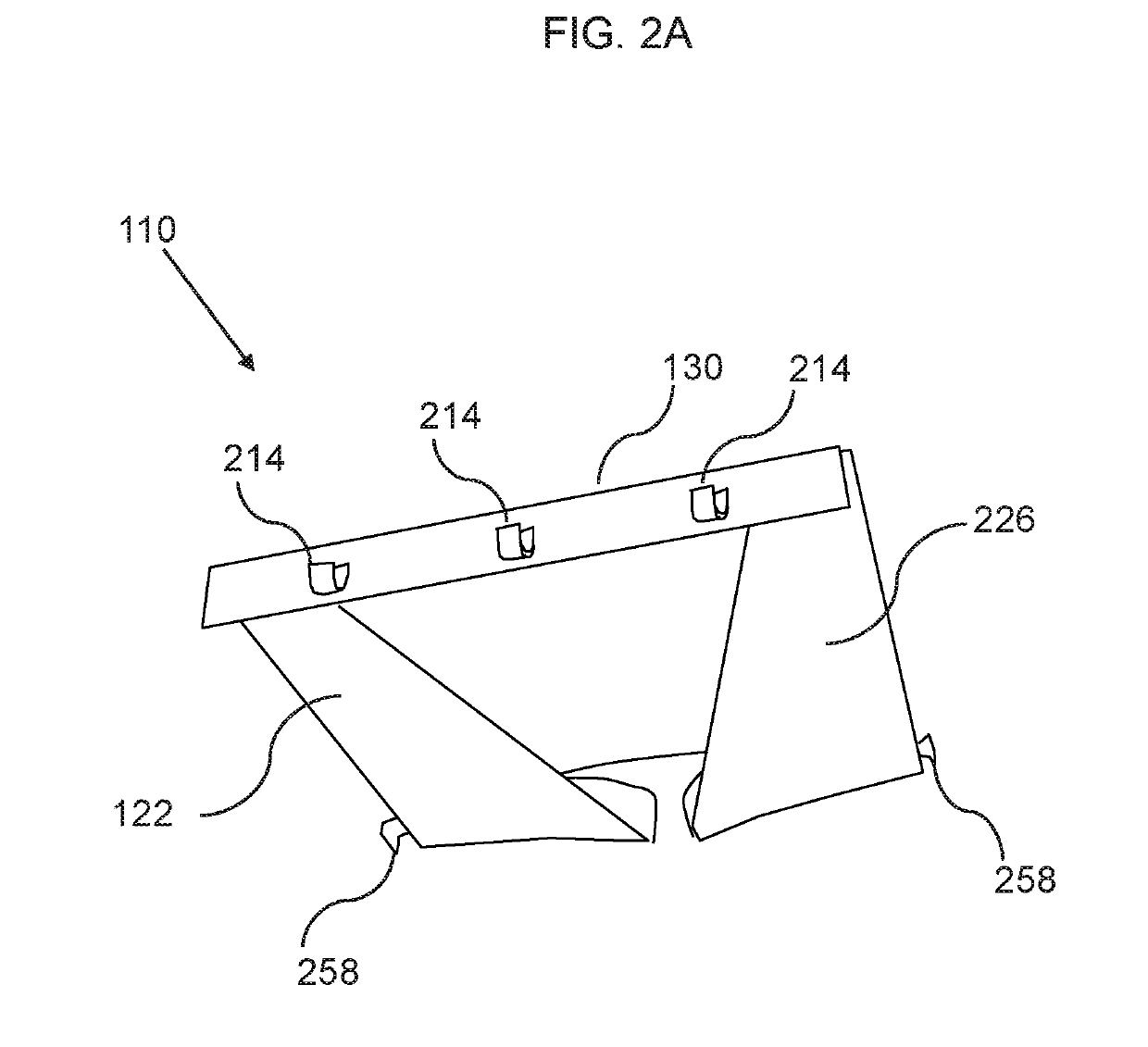 Collapsible shelf assembly