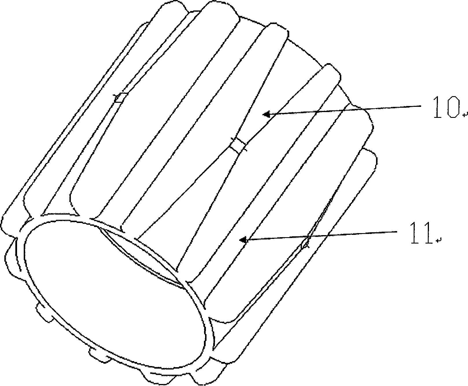 Superdeep well great displacement high performance boring tool protector for well