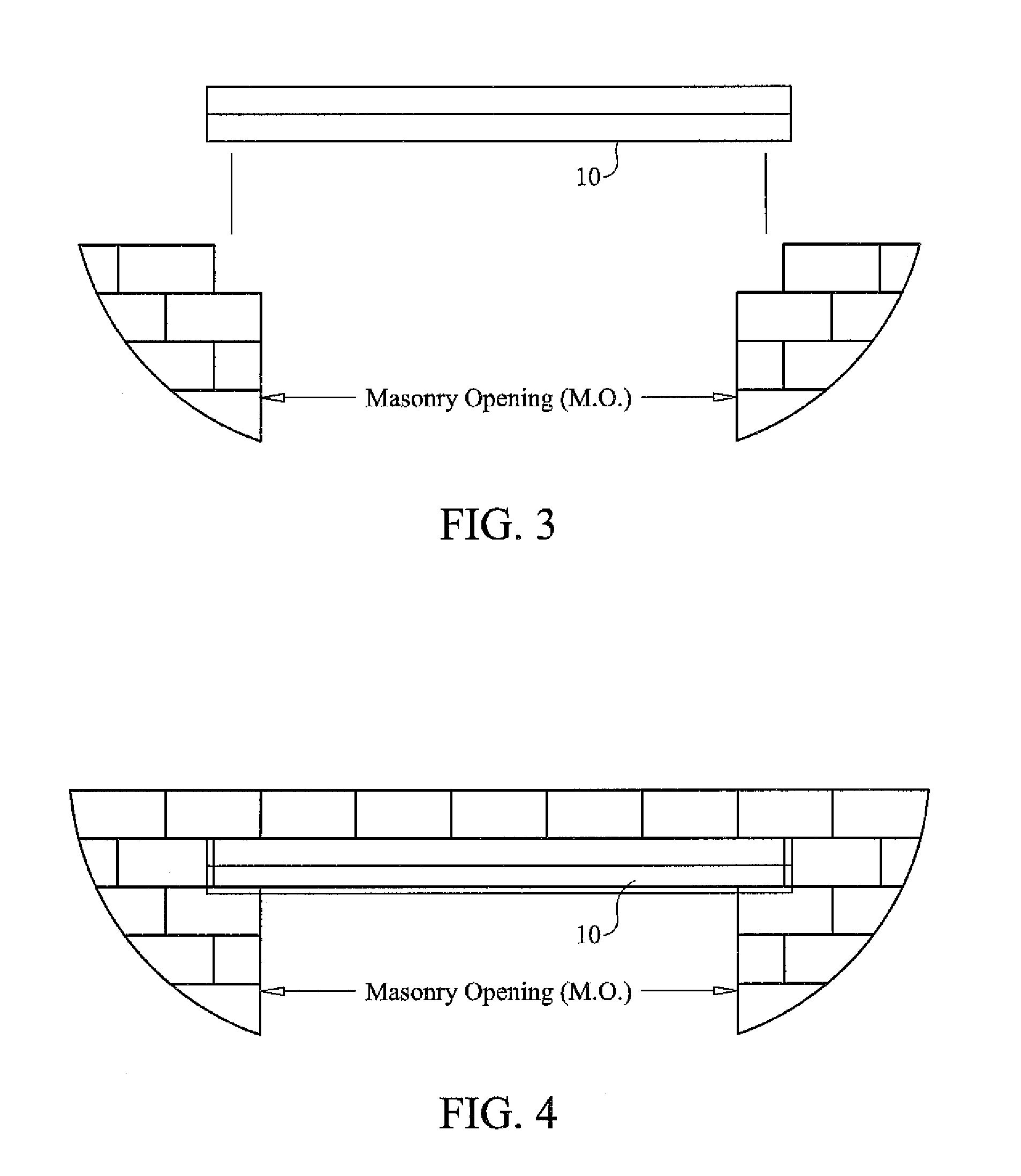 Lintel form for concrete and block constructions