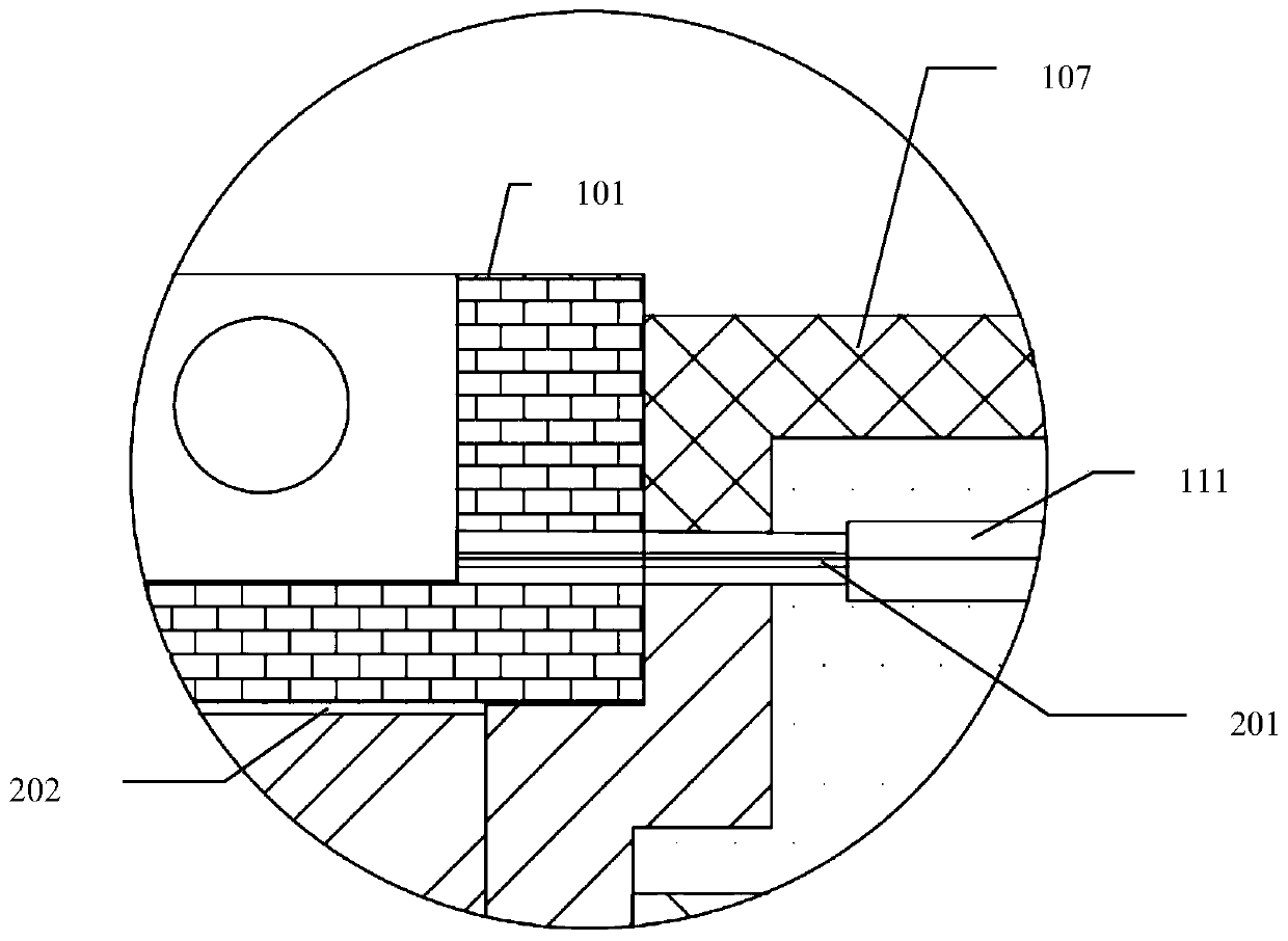 Adjustable disassembled efficient energy-saving electric furnace