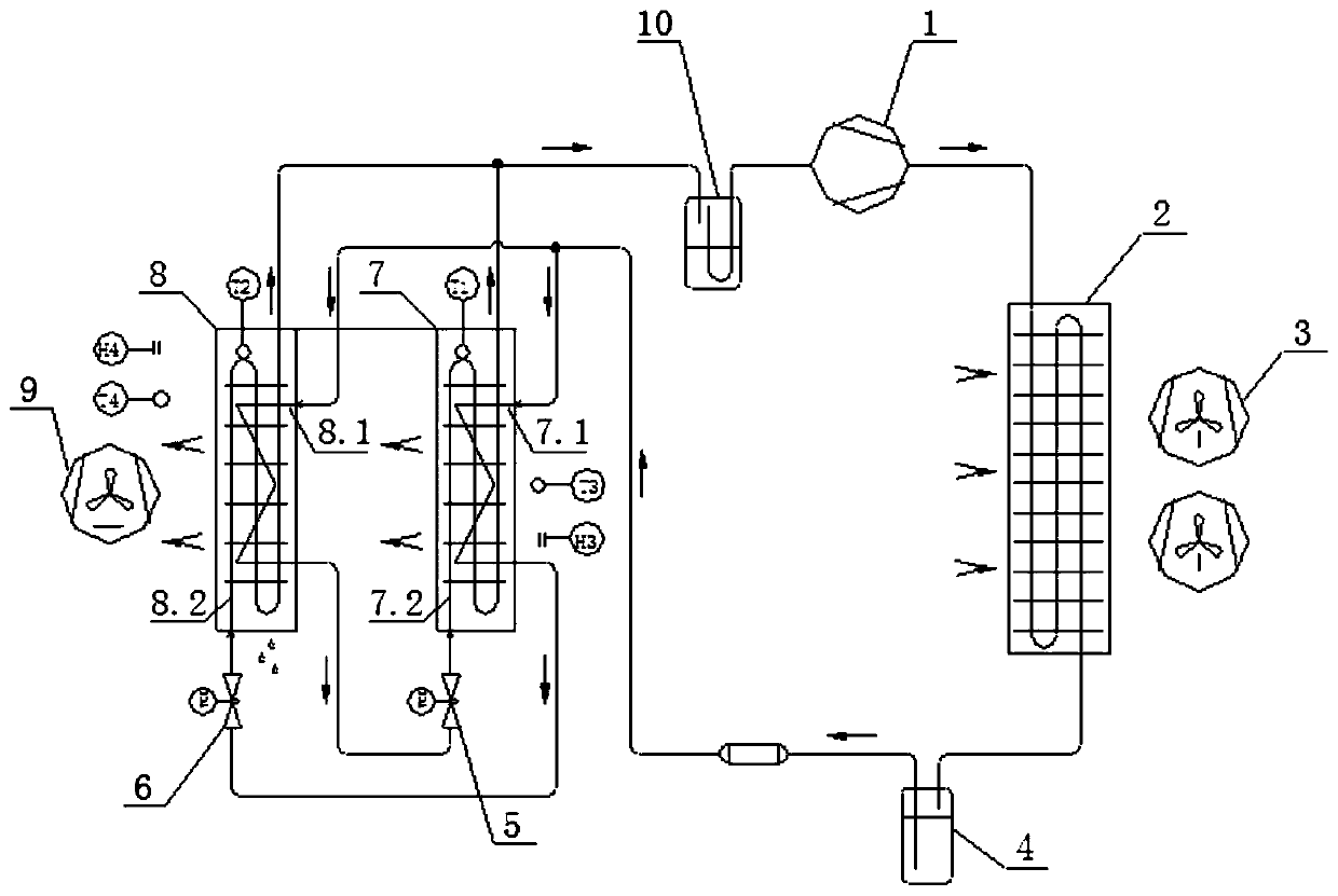 Low-temperature and low-humidity type air conditioner device