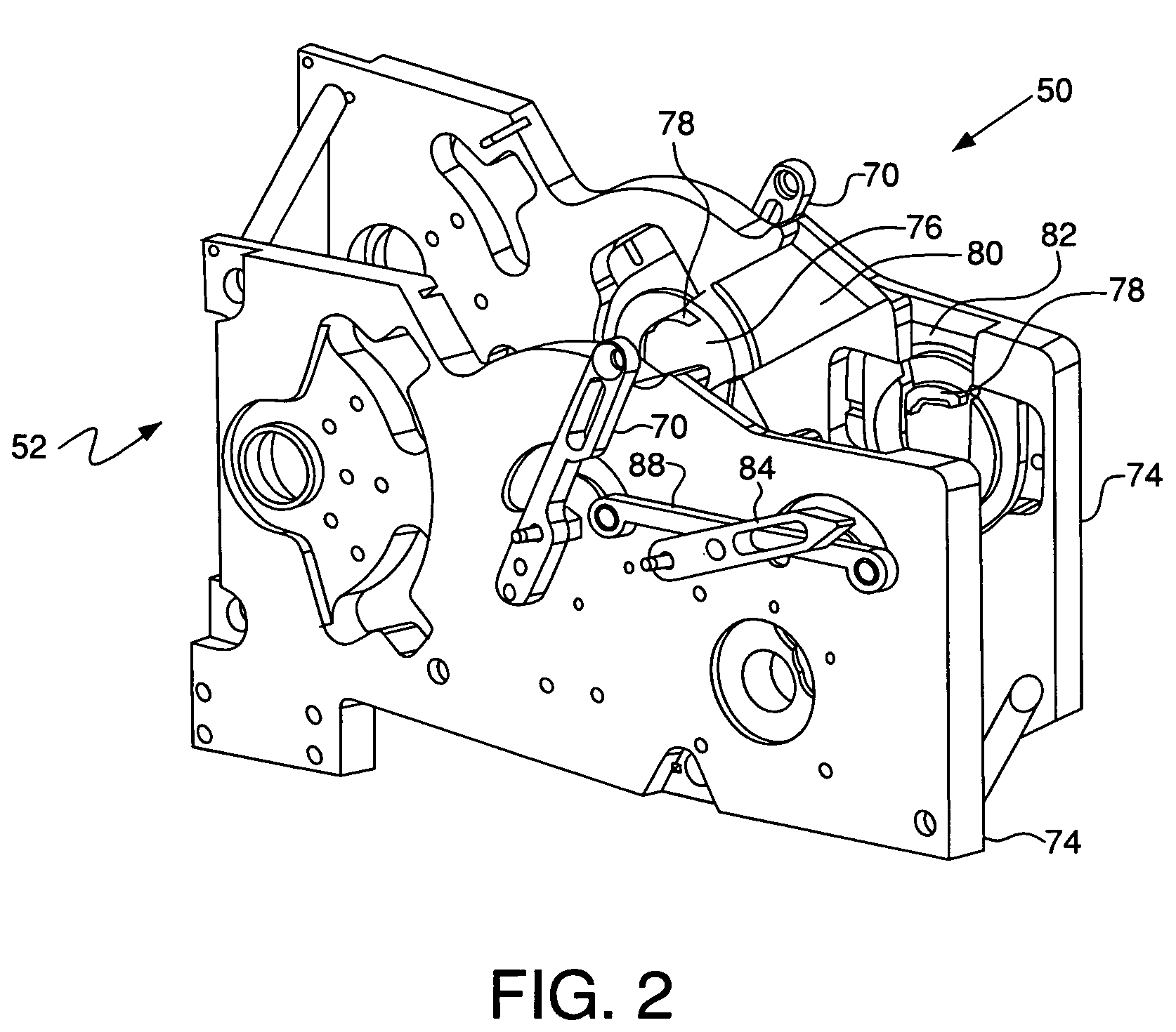 Ribbon spool lock assembly