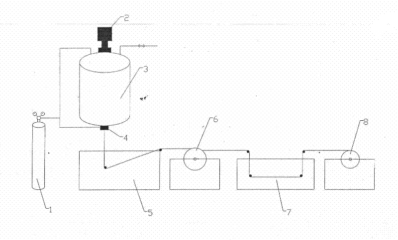 Preparation method of polyethylene hollow fiber membrane with aperture in gradient distribution