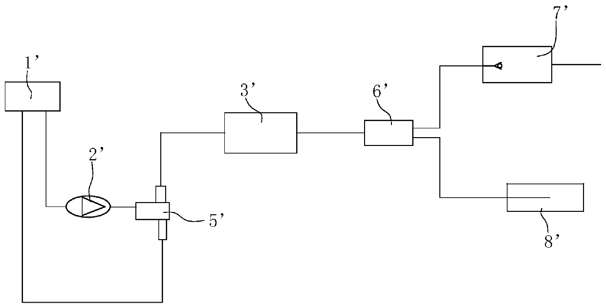 Water path system of beverage extraction equipment and diverter valve applicable to water path system