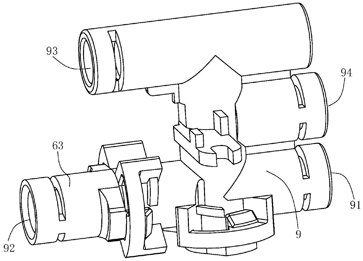 Water path system of beverage extraction equipment and diverter valve applicable to water path system