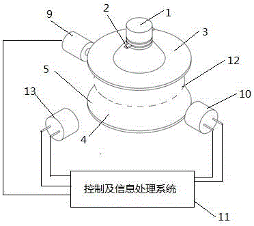 Ultrasonic assisting high-sensitivity detection system for pollutants in fluid and working method of ultrasonic assisting high-sensitivity detection system