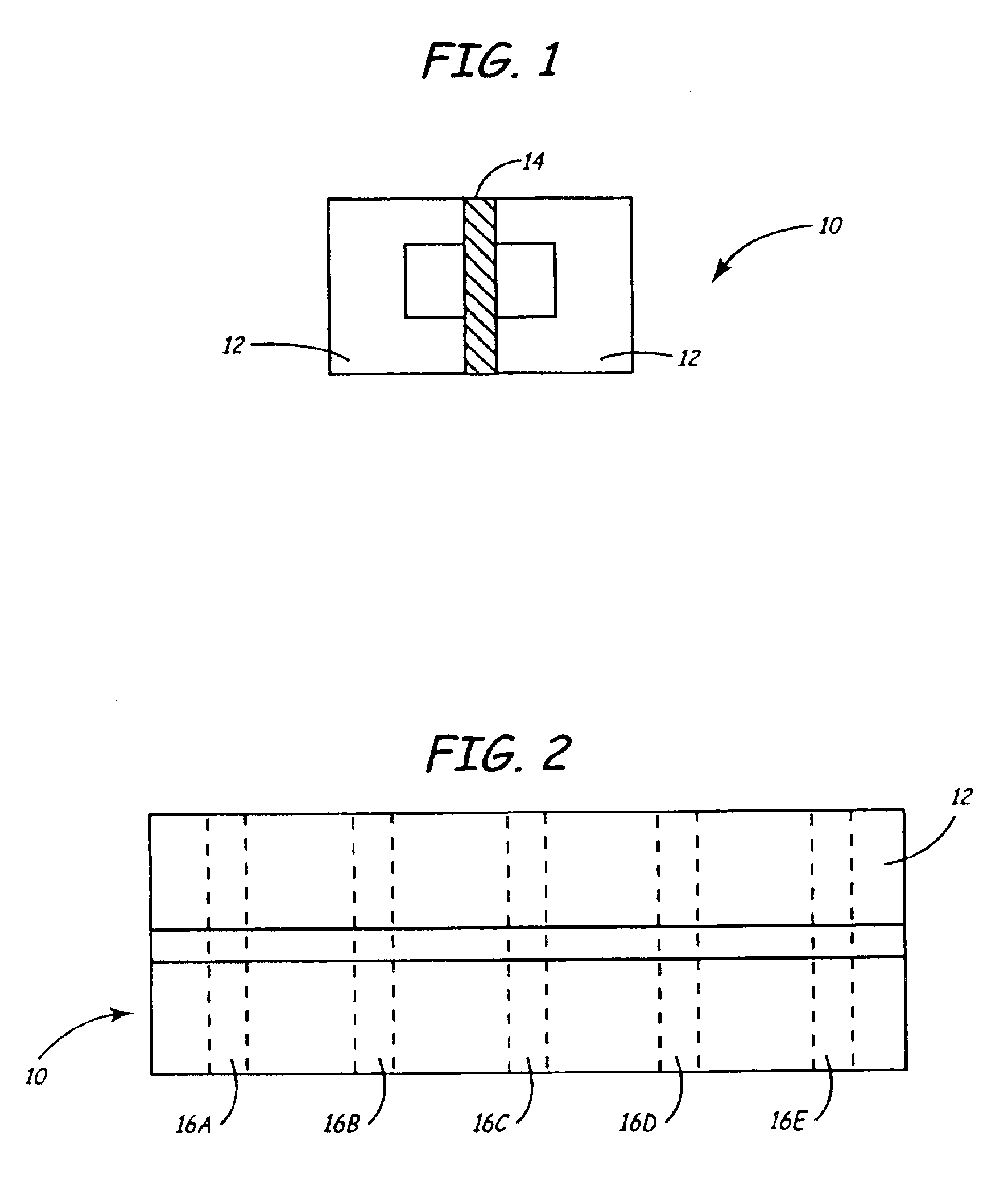 Low inductance, ferrite sub-gap substrate structure for surface film magnetic recording heads