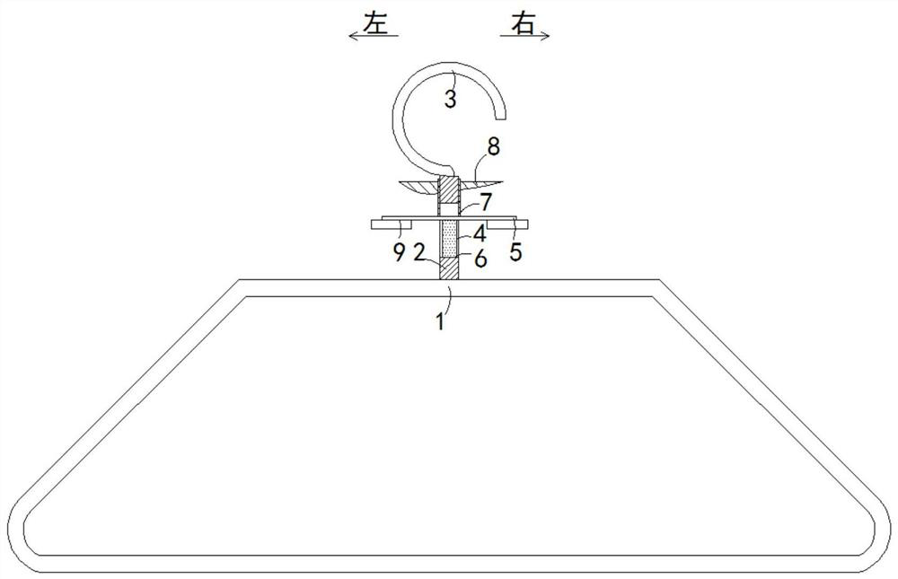 A wind-proof clothes hanger