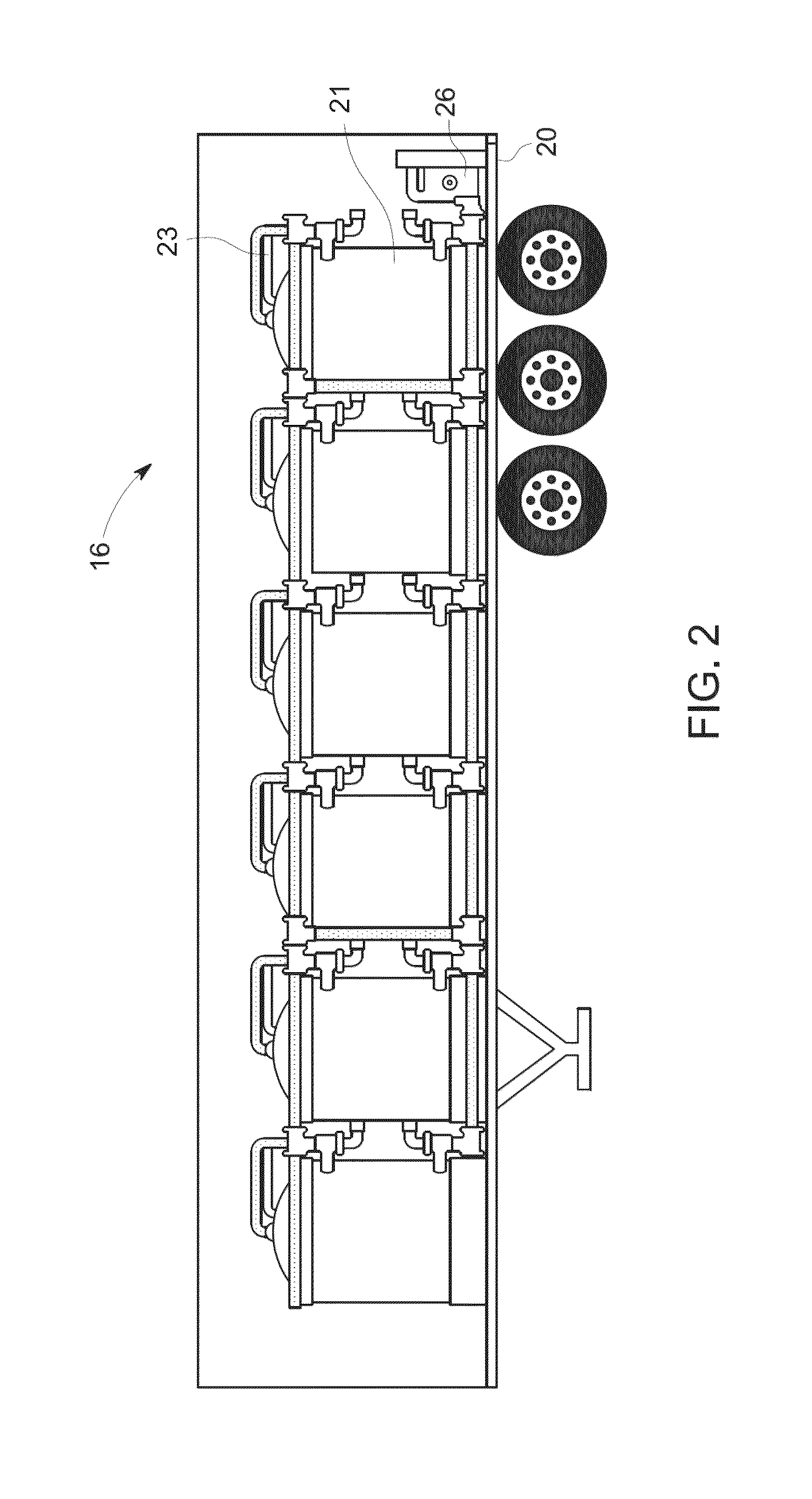 Mobile water treatment and resin transfer hub