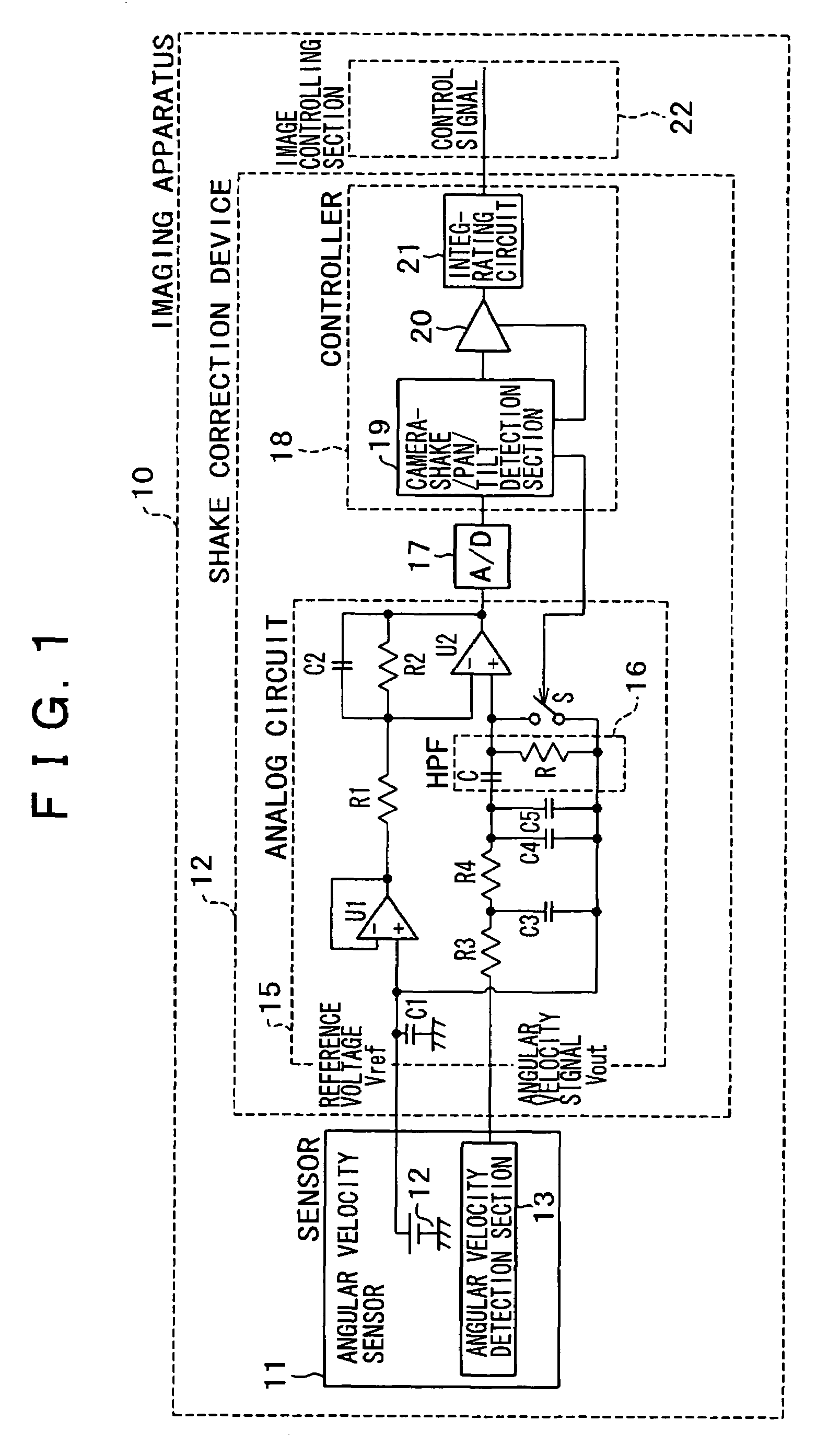 Camera shake correction device and imaging apparatus having the same