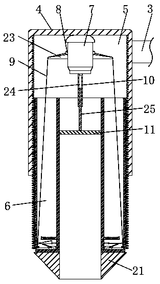 Clod seedling excavating and transplanting device for cyclocarya paliurus seedlings