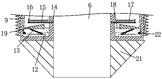 Clod seedling excavating and transplanting device for cyclocarya paliurus seedlings