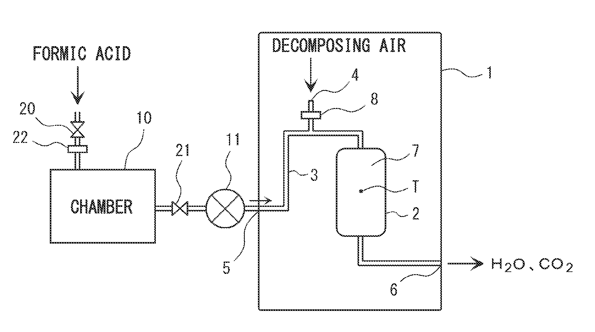 Formic acid decomposition apparatus and formic acid decomposition method