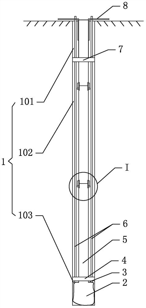 Reinforcing construction method for micro pile of soft soil foundation