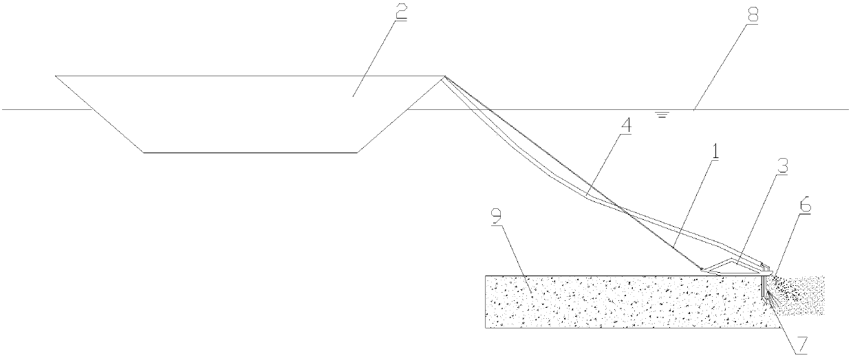 Ship-borne seabed sediment restoration device and method