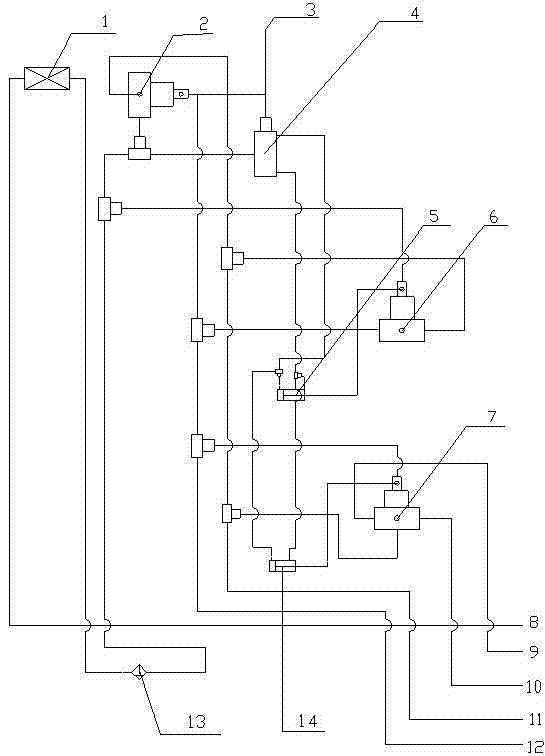 Wind-driven controller of fender of interlock way