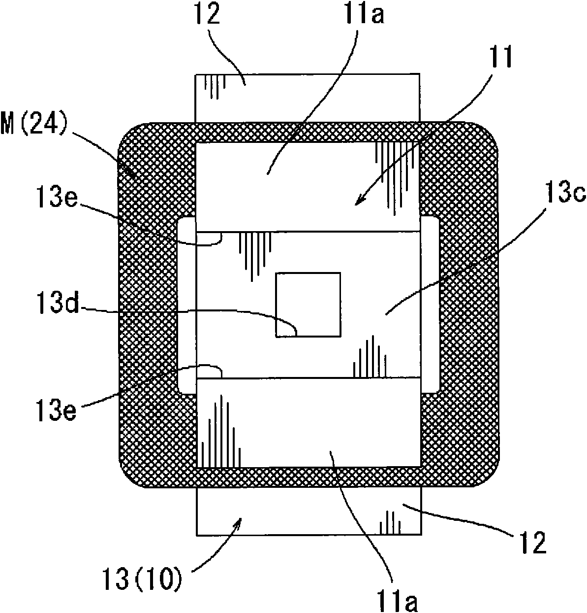 Electric motor stator