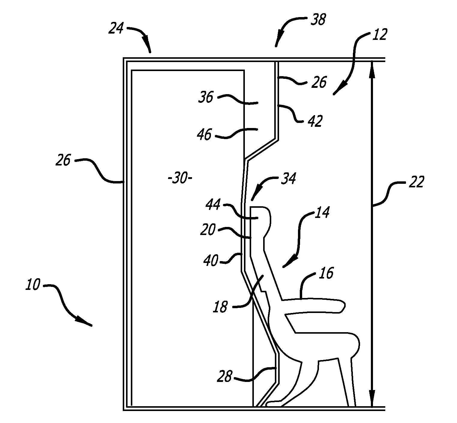 Aircraft interior lavatory