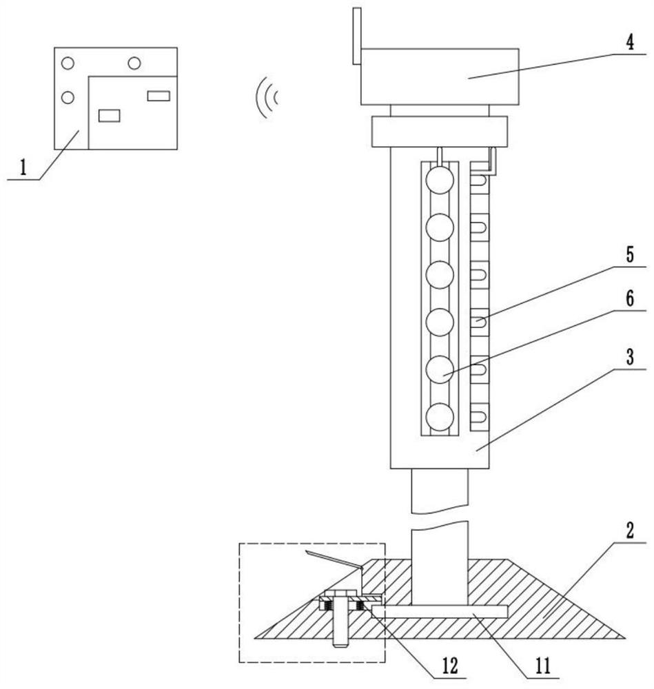 Intelligent safety fence alarm device