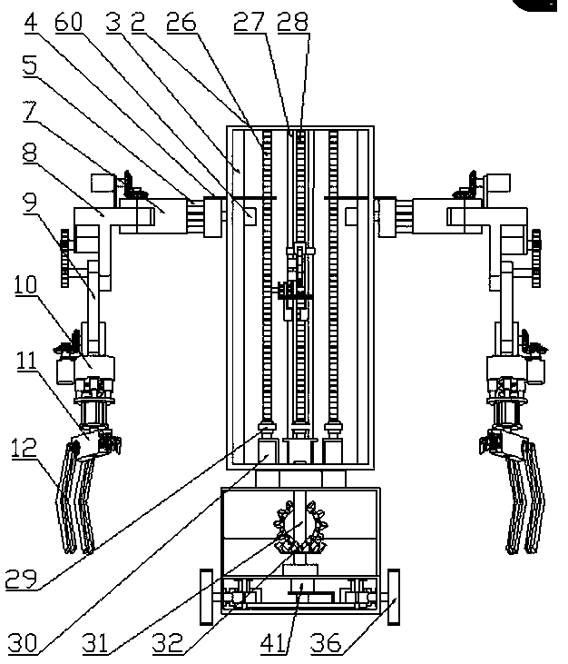 Automatic water receiving and carrying robot