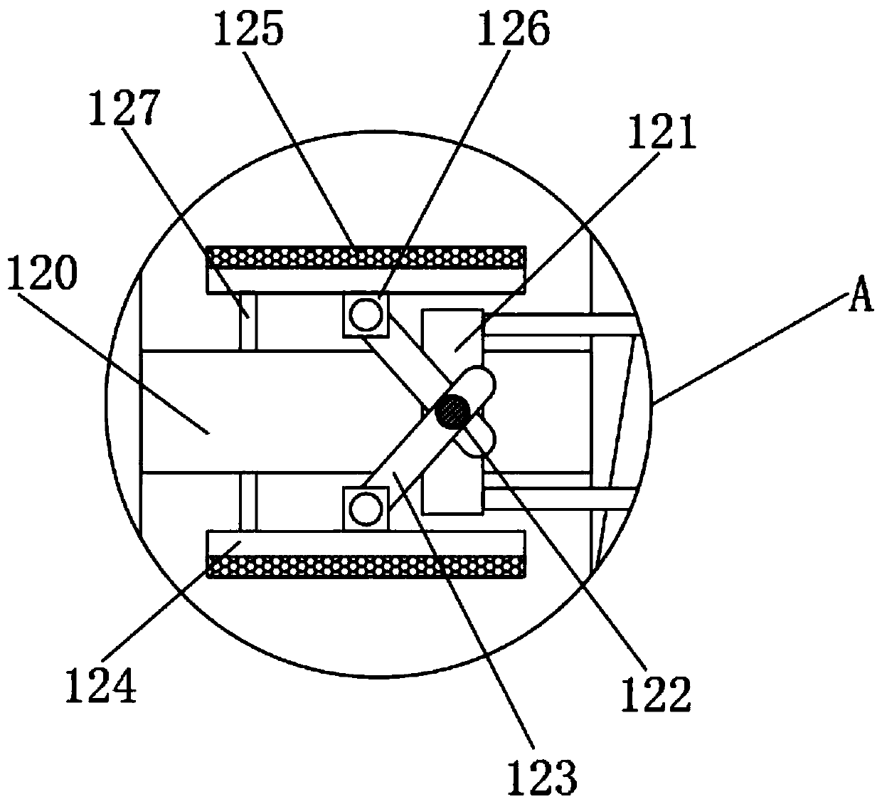 BOPP adhesive tape winding device and using method thereof