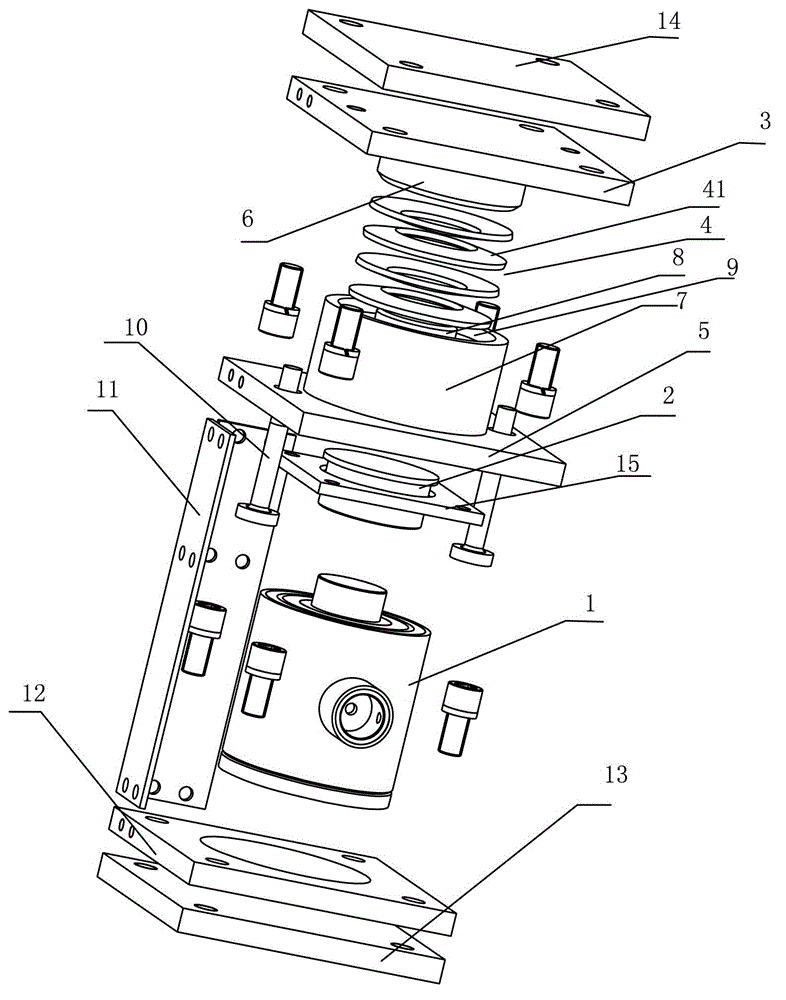 Buffer type weighing sensor module