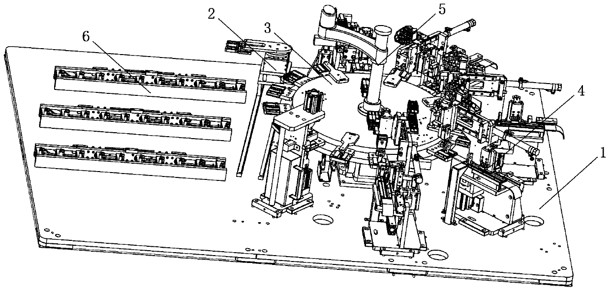 Rotary robot welding fixture and working method thereof