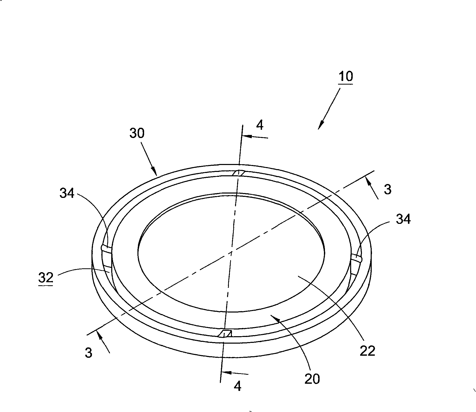 Disc of field hockey desk