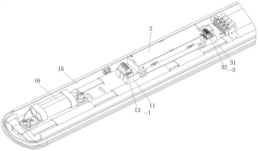 Plugging device of lamp modularized electronic controller and lamp