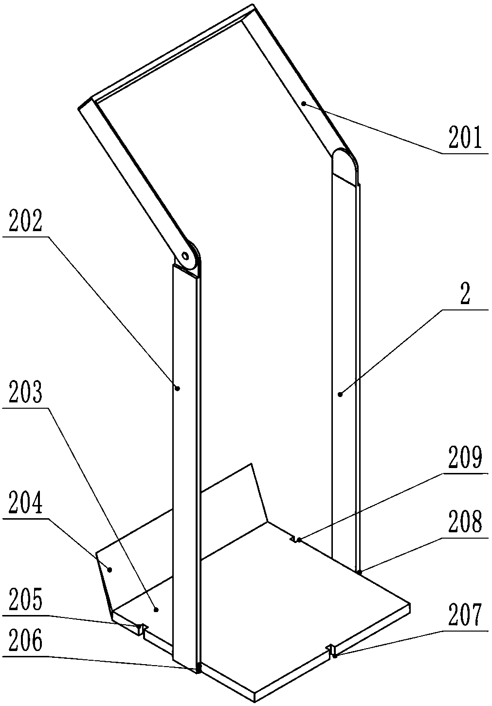 Outdoor garbage can capable of achieving thorough pouring of household garbage