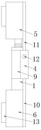 Degradable wooden photo frame with assembly size capable of being adjusted according to photo size