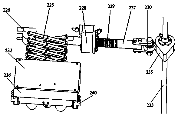 Carton packaging adhesive tape automatic flattening mechanism and method