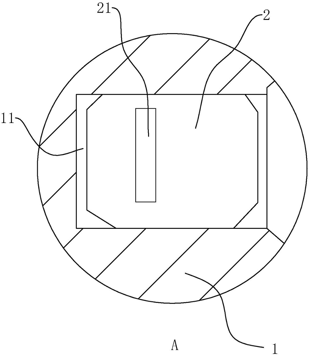 Fixed beam phase selection structure in central region of cyclotron