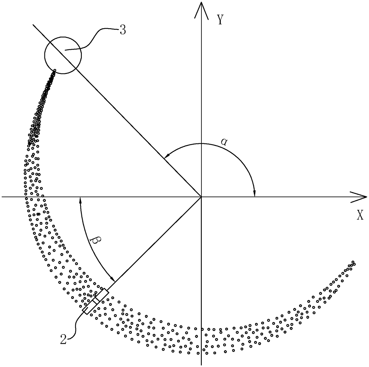 Fixed beam phase selection structure in central region of cyclotron