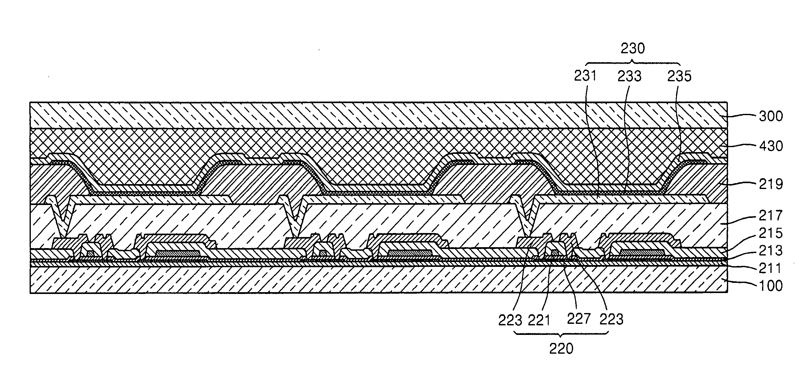 Organic light emitting display device and method of manufacturing thereof