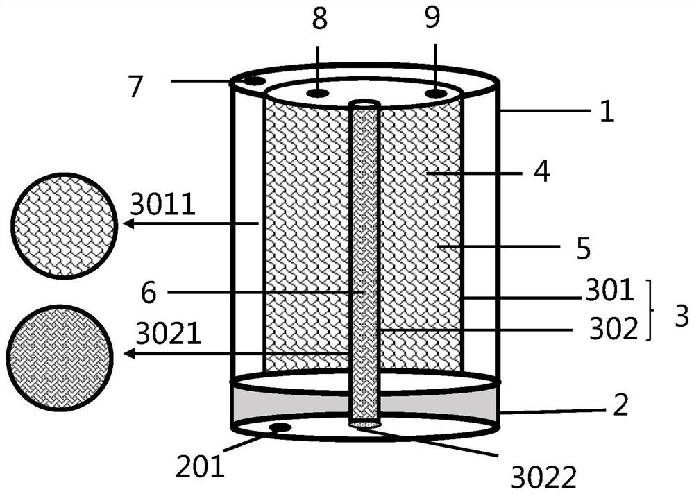 Hydrogen production device and system for fuel cell with controllable hydrogen production rate