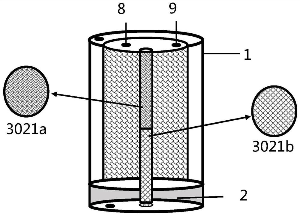 Hydrogen production device and system for fuel cell with controllable hydrogen production rate