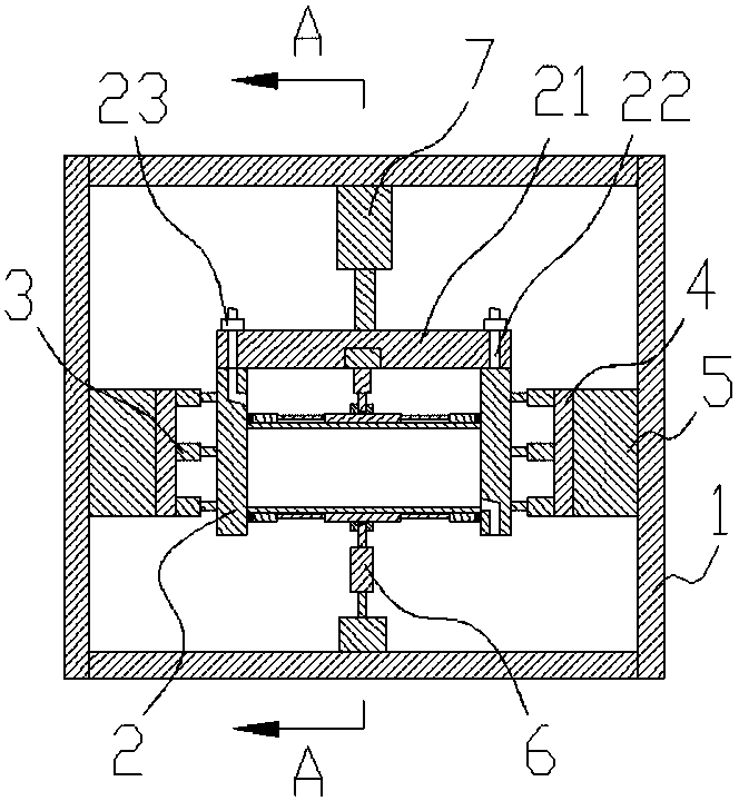 Forming mechanism for neutron radiation shielding concrete blocks