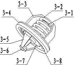 Engine piston cooling device