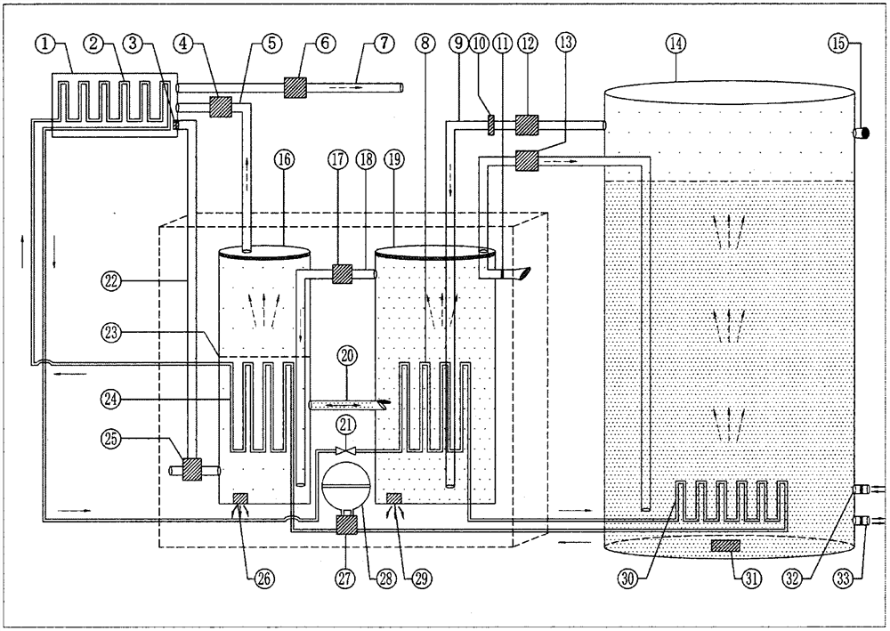 Fresh air conditioner and water heater all-in-one machine device